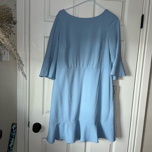 Nine West Pastel Daphne Ruffle Dress